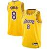 Kobe Bryant Los Angeles Lakers Nike Youth 'Leave A Legacy' Swingman Jersey - Gold - Front View