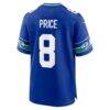 Jadarian Price Seattle Seahawks Nike Alternate Game Jersey - Royal - Detail View
