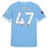 Phil Foden Manchester City Puma 2026/27 Home On-Field Authentic Jersey - - Detail View