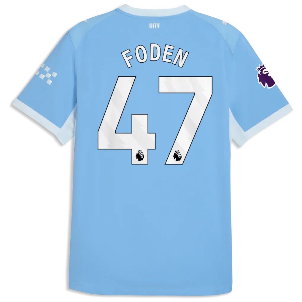 Phil Foden Manchester City Puma 2026/27 Home On-Field Authentic Jersey – Light Blue