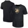 Army Black Knights Nike Youth Logo T-Shirt - Black - Front View