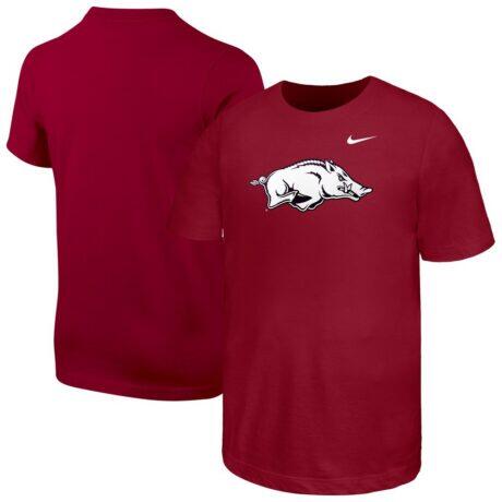 Arkansas Razorbacks Nike Youth Logo T-Shirt - - Front View