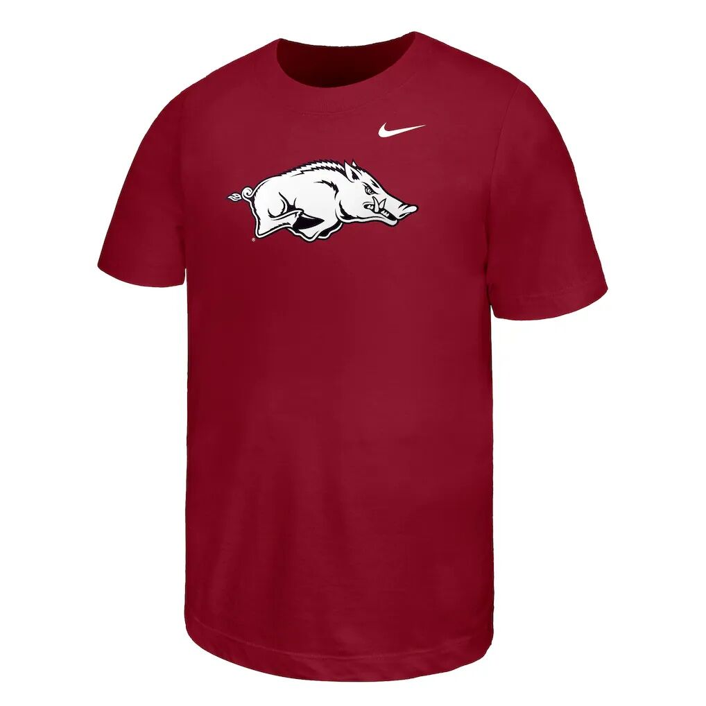 Arkansas Razorbacks Nike Youth Logo T-Shirt - Cardinal