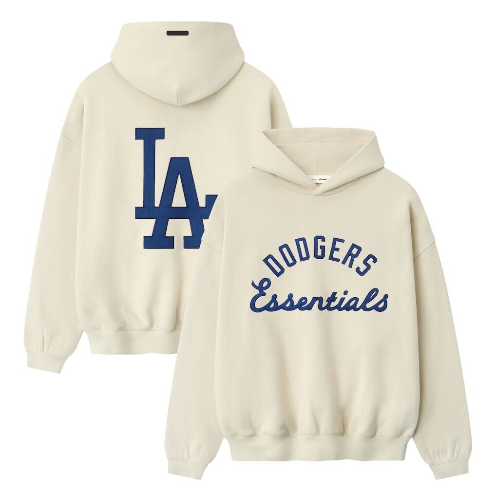 Los Angeles Dodgers Fear of God x MLB Unisex Sport Hoodie – Oatmeal
