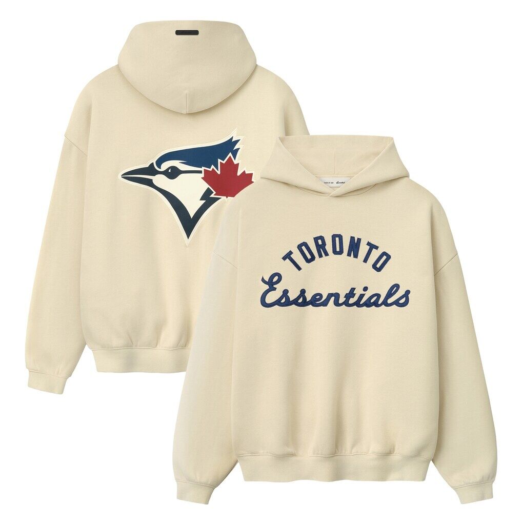 Toronto Blue Jays Fear of God x MLB Unisex Sport Hoodie – Oatmeal