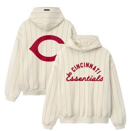 Cincinnati Reds Fear of God x MLB Unisex Sport Hoodie - - Front View