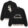 Chicago White Sox Fear of God x MLB Quarter-Zip Pullover - Black - Front View
