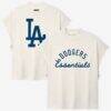 Los Angeles Dodgers Fear of God x MLB Franklin 90s Cutoff T-Shirt - - Front View