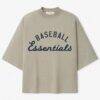 Fear of God x MLB Unisex Merch T-Shirt - Heather Gray - Side View