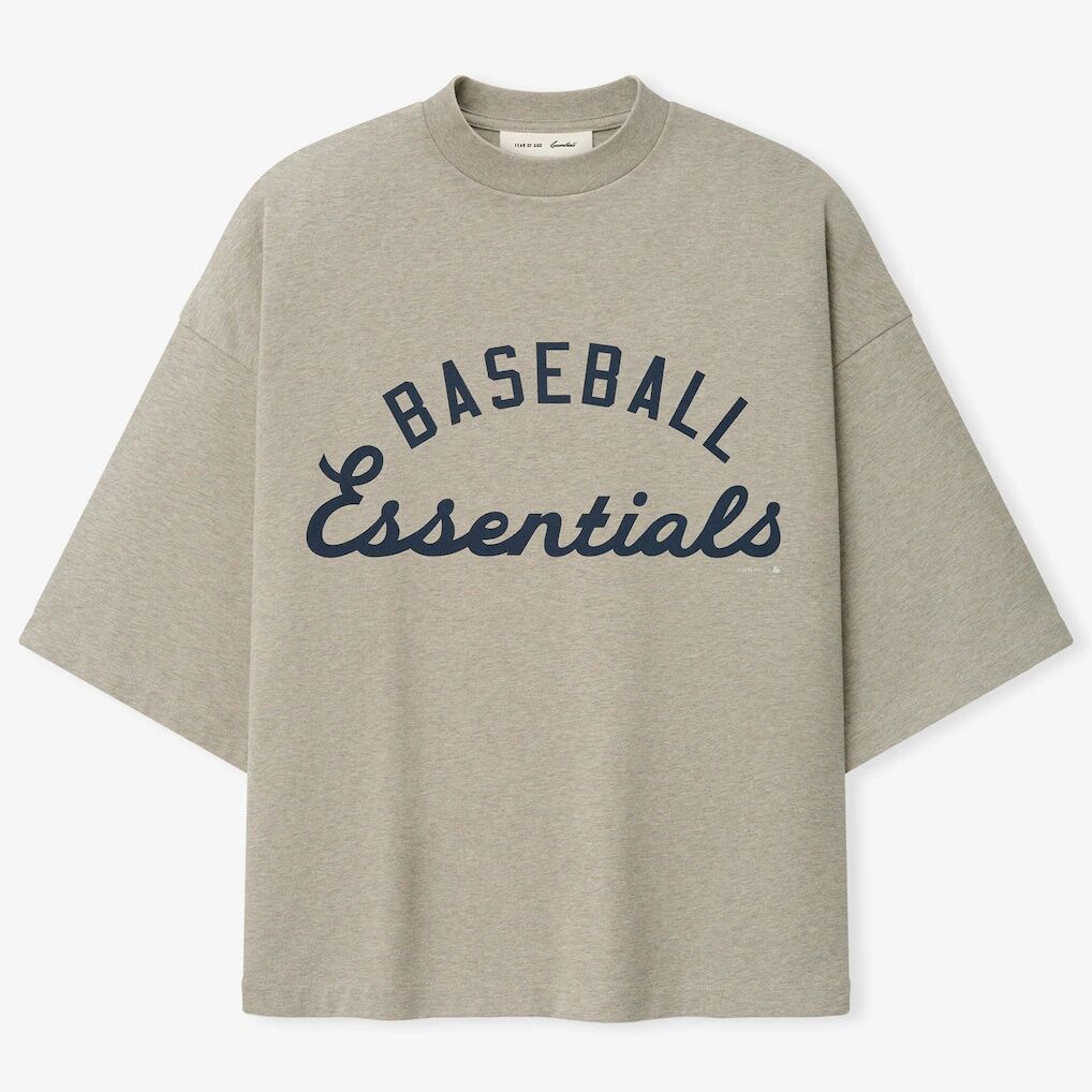 Fear of God x MLB Unisex Merch T-Shirt - Heather Gray