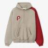 Philadelphia Phillies Fear of God x MLB Half-Zip Raglan Sport Hoodie - - Side View