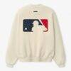Fear of God x MLB Sport Sweatshirt - Oatmeal - Detail View