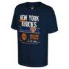 New York Knicks Stadium Essentials Youth Hideout T-Shirt - Navy - Side View