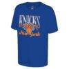 New York Knicks Stadium Essentials Youth Sky High T-Shirt - - Side View