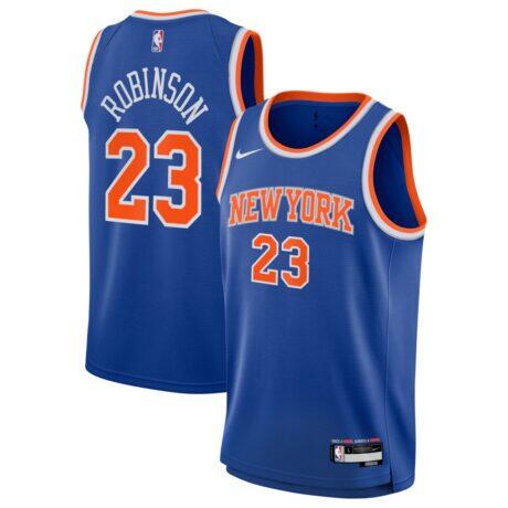 Mitchell Robinson New York Knicks Nike Youth Swingman Jersey - Blue - Front View