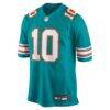 Jacob Rodriguez Miami Dolphins Nike Alternate Game Jersey - Aqua - Side View