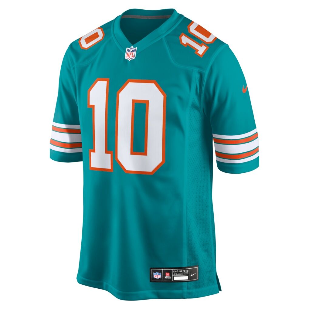 Jacob Rodriguez Miami Dolphins Nike Alternate Game Jersey - Aqua