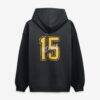 Austin Reaves Los Angeles Lakers Hustle Name & Number Hoodie - Black - Detail View