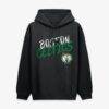 Jayson Tatum Boston Celtics Hustle Name & Number Hoodie - Black - Back View