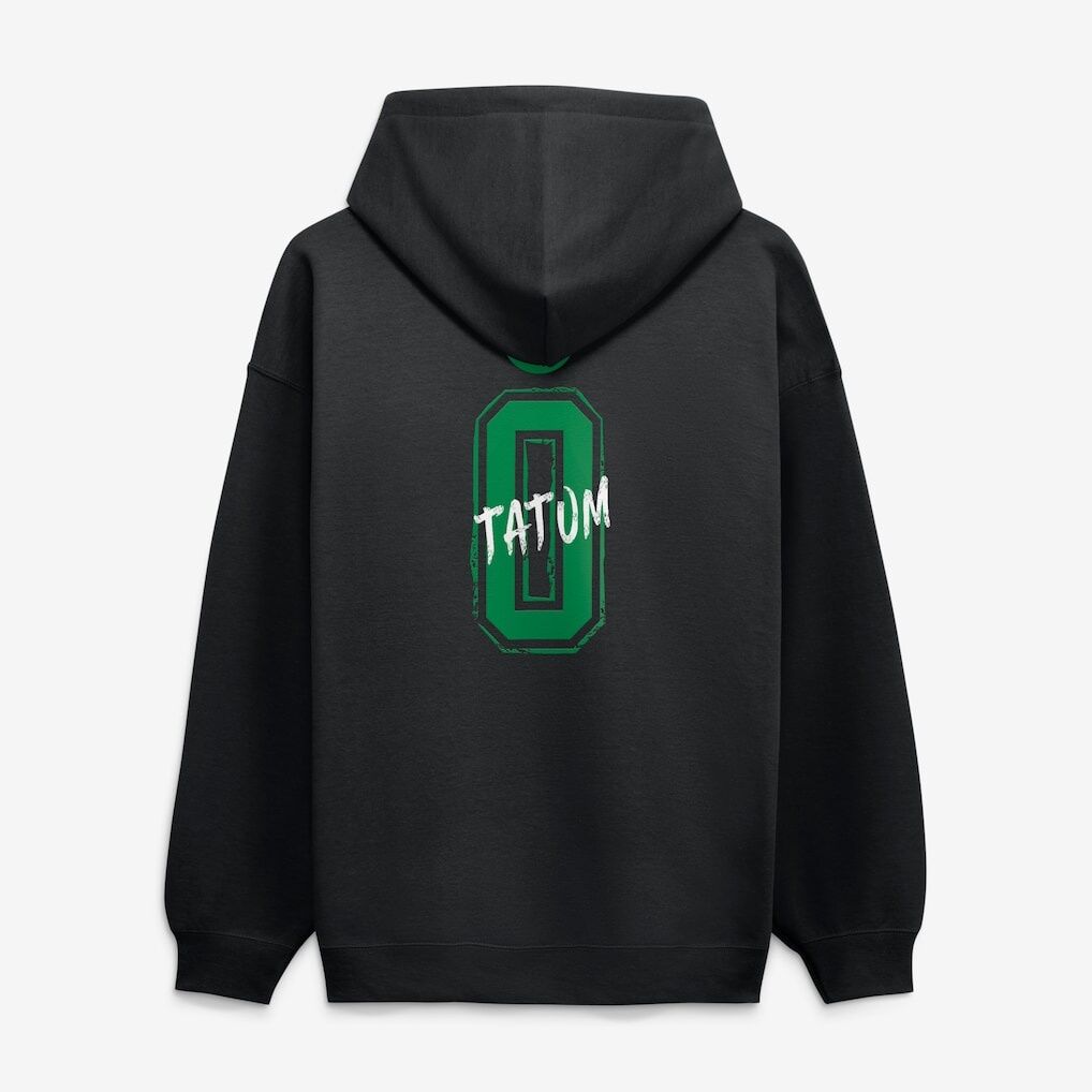 Jayson Tatum Boston Celtics Hustle Name & Number Hoodie
