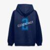 Shai Gilgeous-Alexander Oklahoma City Thunder Hustle Name & Number Hoodie - Navy - Detail View