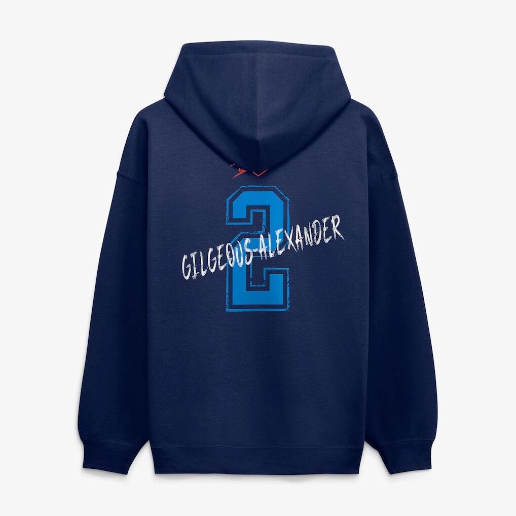 Shai Gilgeous-Alexander Oklahoma City Thunder Hustle Name & Number Hoodie