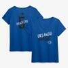 Paolo Banchero Orlando Magic Women's Hustle Name & Number V-Neck T-Shirt - Blue - Front View