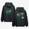 Payton Pritchard Boston Celtics Hustle Name & Number Hoodie - Black - Front View