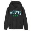 Minnesota Timberwolves Outerstuff Preschool Wordmark Hoodie - Black - Front View