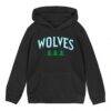 Minnesota Timberwolves Outerstuff Toddler Wordmark Hoodie - Black - Front View