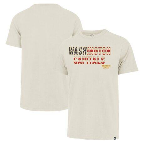 Washington Capitals '47 Americana Franklin T-Shirt - Cream - Front View