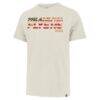 Philadelphia Flyers '47 Americana Franklin T-Shirt - Cream - Side View