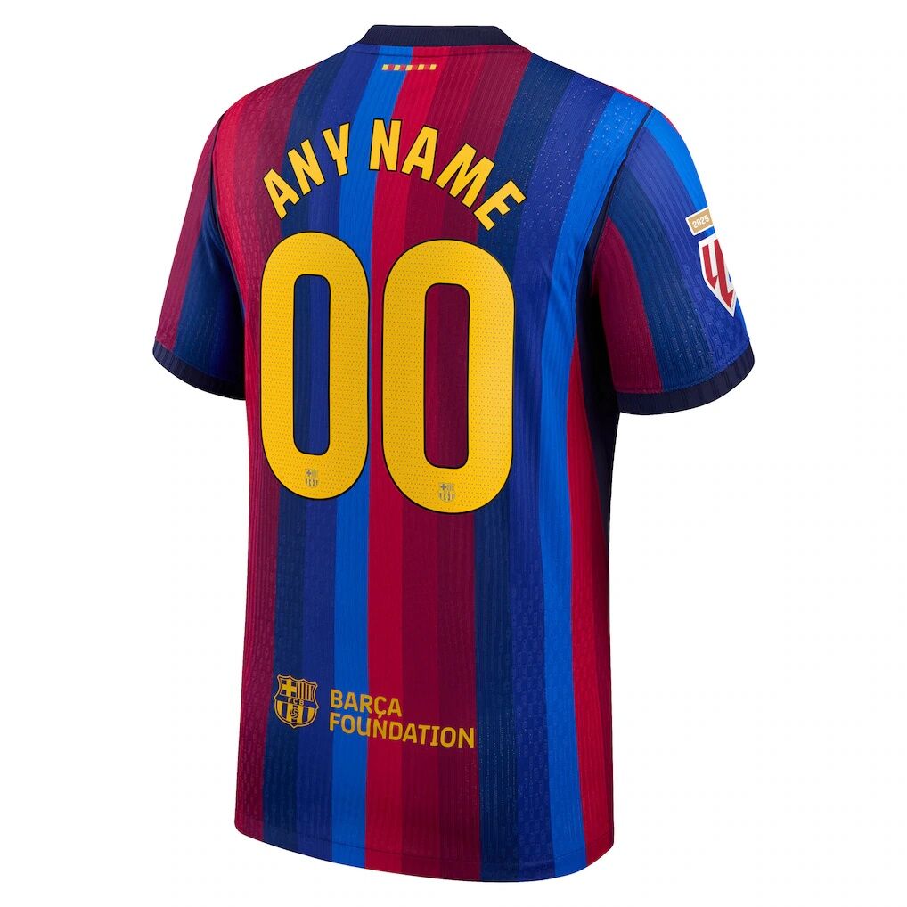Barcelona Nike 2026/27 Home Match Authentic Custom Jersey