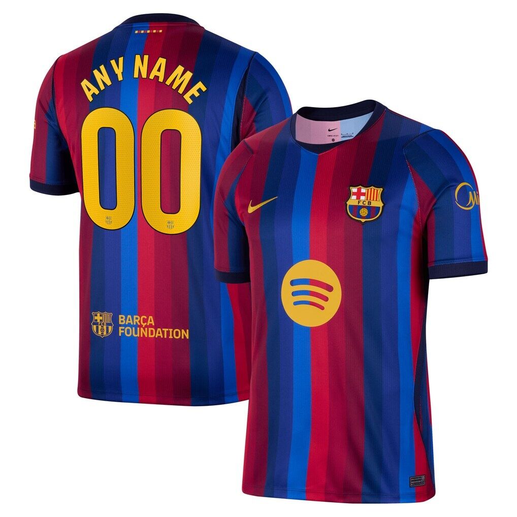 Barcelona Nike 2026/27 Home Stadium Replica Custom Jersey