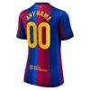 Barcelona Nike Women's 2026/27 Home Stadium Replica Custom Jersey - Red - Detail View