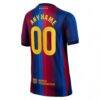 Barcelona Nike Youth 2026/27 Home Stadium Replica Custom Jersey - Red - Detail View
