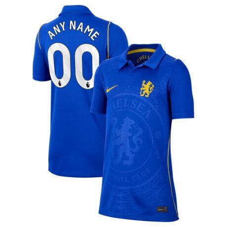 Chelsea Nike Youth 2026/27 Home Stadium Replica Custom Jersey - Blue - Front View