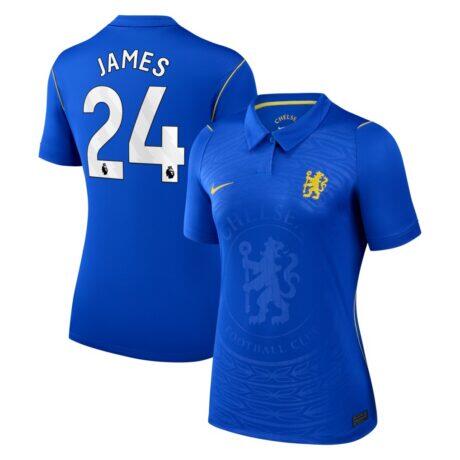 Reece James Chelsea Nike Women's 2026/27 Home Stadium Replica Jersey - Blue - Front View