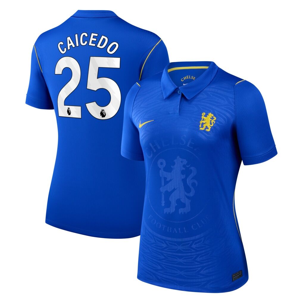 Moisés Caicedo Chelsea Nike Women’s 2026/27 Home Stadium Replica Jersey