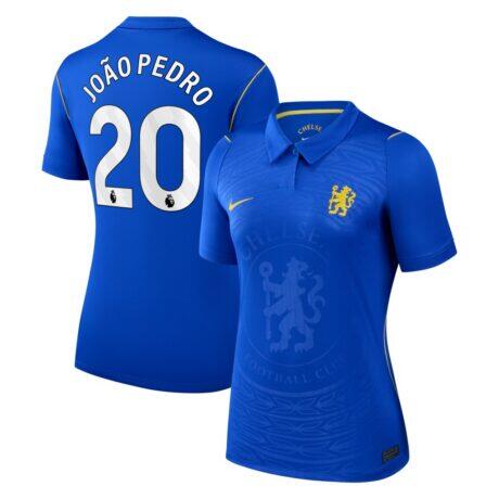 João Pedro Chelsea Nike Women's 2026/27 Home Stadium Replica Jersey - Blue - Front View