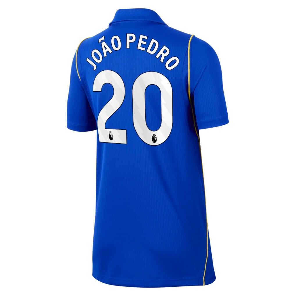 João Pedro Chelsea Nike Youth 2026/27 Home Stadium Replica Jersey