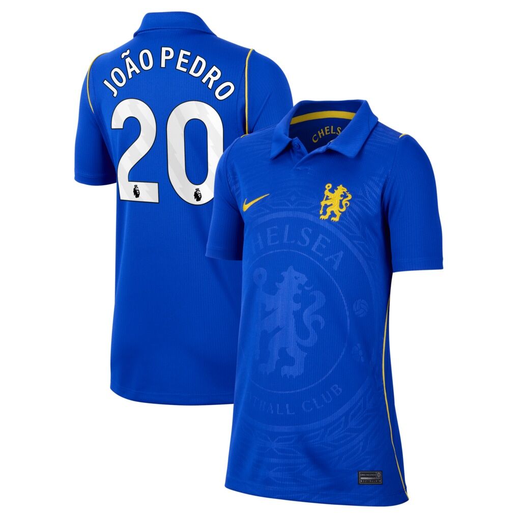João Pedro Chelsea Nike Youth 2026/27 Home Stadium Replica Jersey