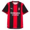 Rafael Leão AC Milan Puma 2026/27 Home On-Field Authentic Jersey - - Front View