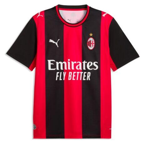 Christian Pulisic AC Milan Puma 2026/27 Home Replica Jersey - - Front View