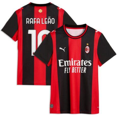 Rafael Leão AC Milan Puma Women's 2026/27 Home Replica Jersey - - Front View