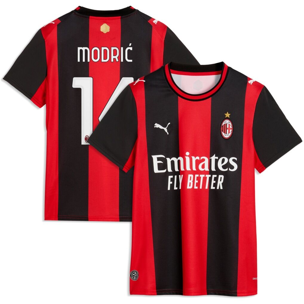 Luka Modrić AC Milan Puma Women’s 2026/27 Home Replica Jersey – Black/Red