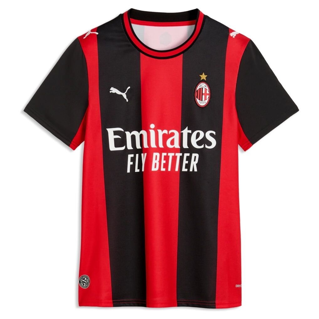 Luka Modrić AC Milan Puma Women’s 2026/27 Home Replica Jersey – Black/Red