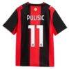 Christian Pulisic AC Milan Puma Youth 2026/27 Home Replica Jersey - - Detail View