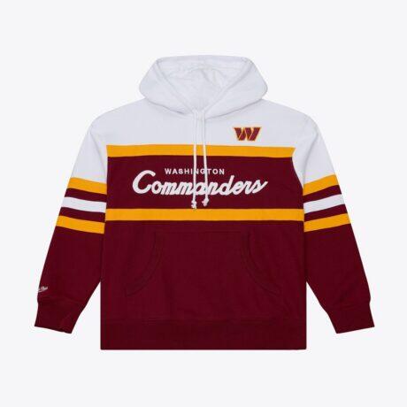 Washington Commanders Mitchell & Ness Head Coach Hoodie - - Front View