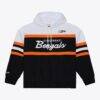 Cincinnati Bengals Mitchell & Ness Head Coach Hoodie - Black - Front View